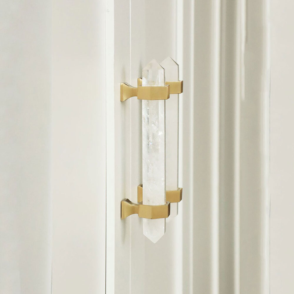  Luxury Natural Crystal Cabinet Handles And Wardrobe T Bar Knobs
