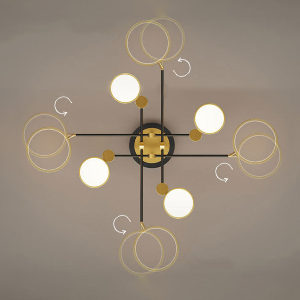 Modern Luxurious Metal LED Living Room Ceiling Light   SKU 未定