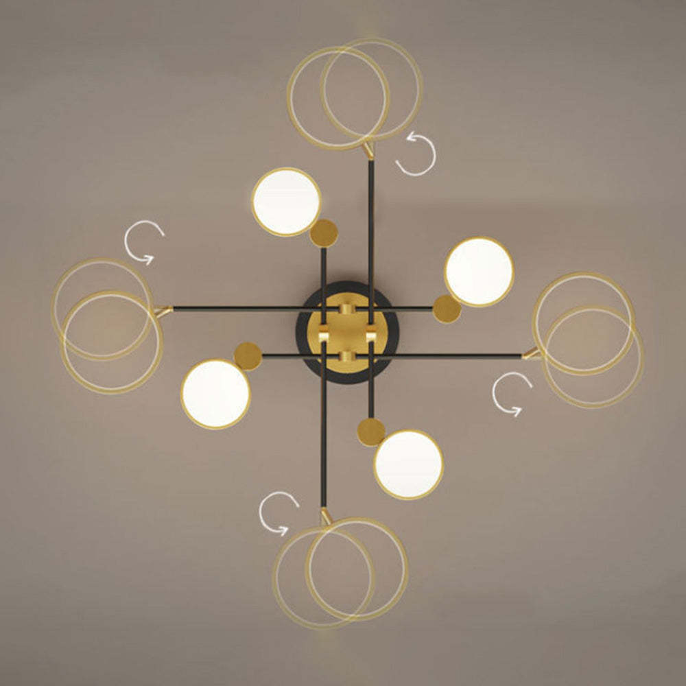 Modern Luxurious Metal LED Living Room Ceiling Light   SKU 未定