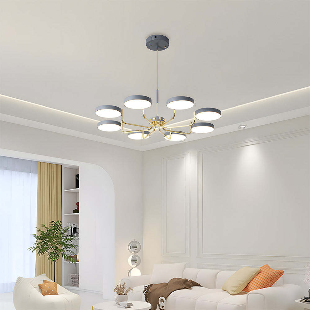 Nordic Iron LED Ceiling Light for Living Room