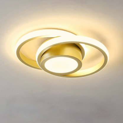 Minimalist Double Ring LED Ceiling Lamp