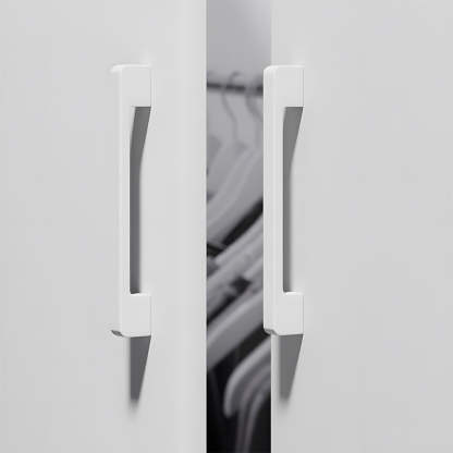 Simple Multi-Color Kitchen Cabinet Handles