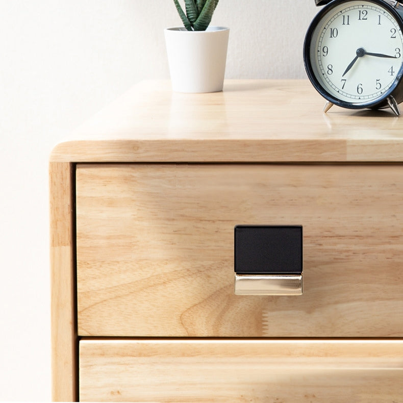 Zinc Alloy Modern Gold Black Chrome Kitchen Handles