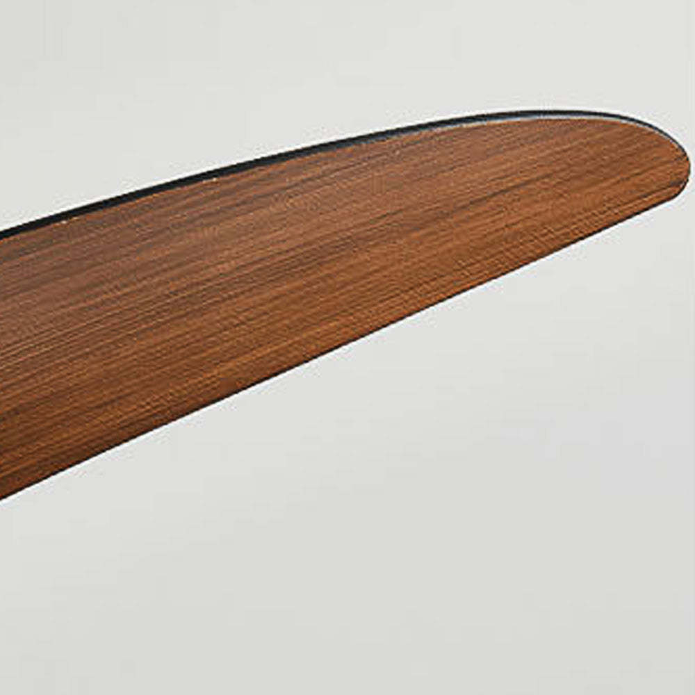 Modern Simple Flush Living Room Ceiling Fan With LED Light And Remote -Homdiy