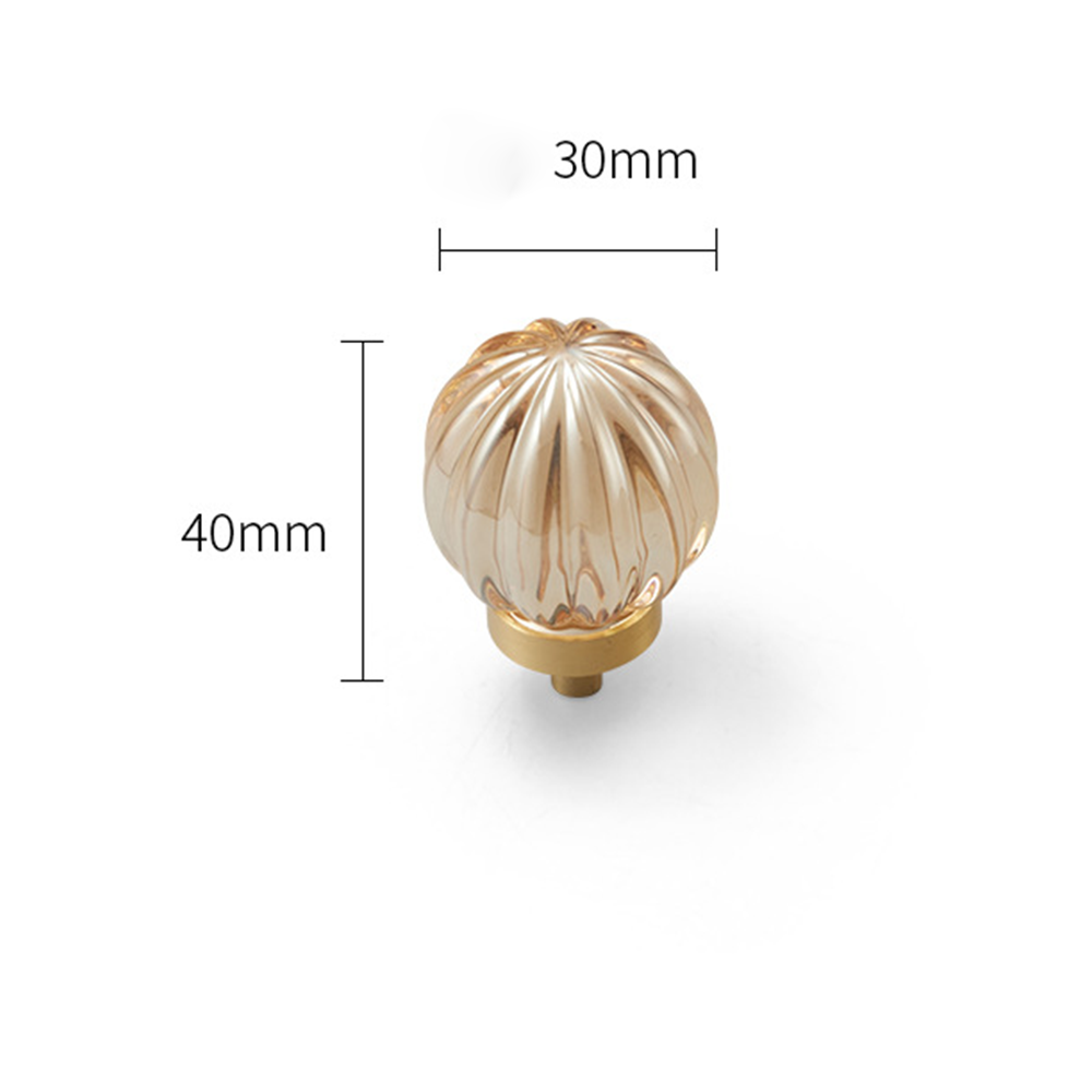 Champagne Bronze and Crystal Cupboard Knobs