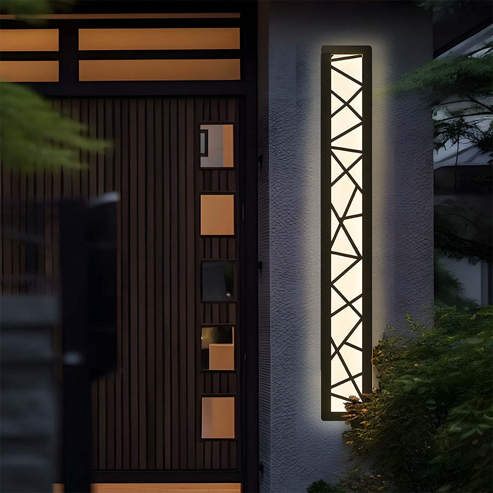 Art Decor Outdoor Waterproof LED Wall Light Sconce IP65