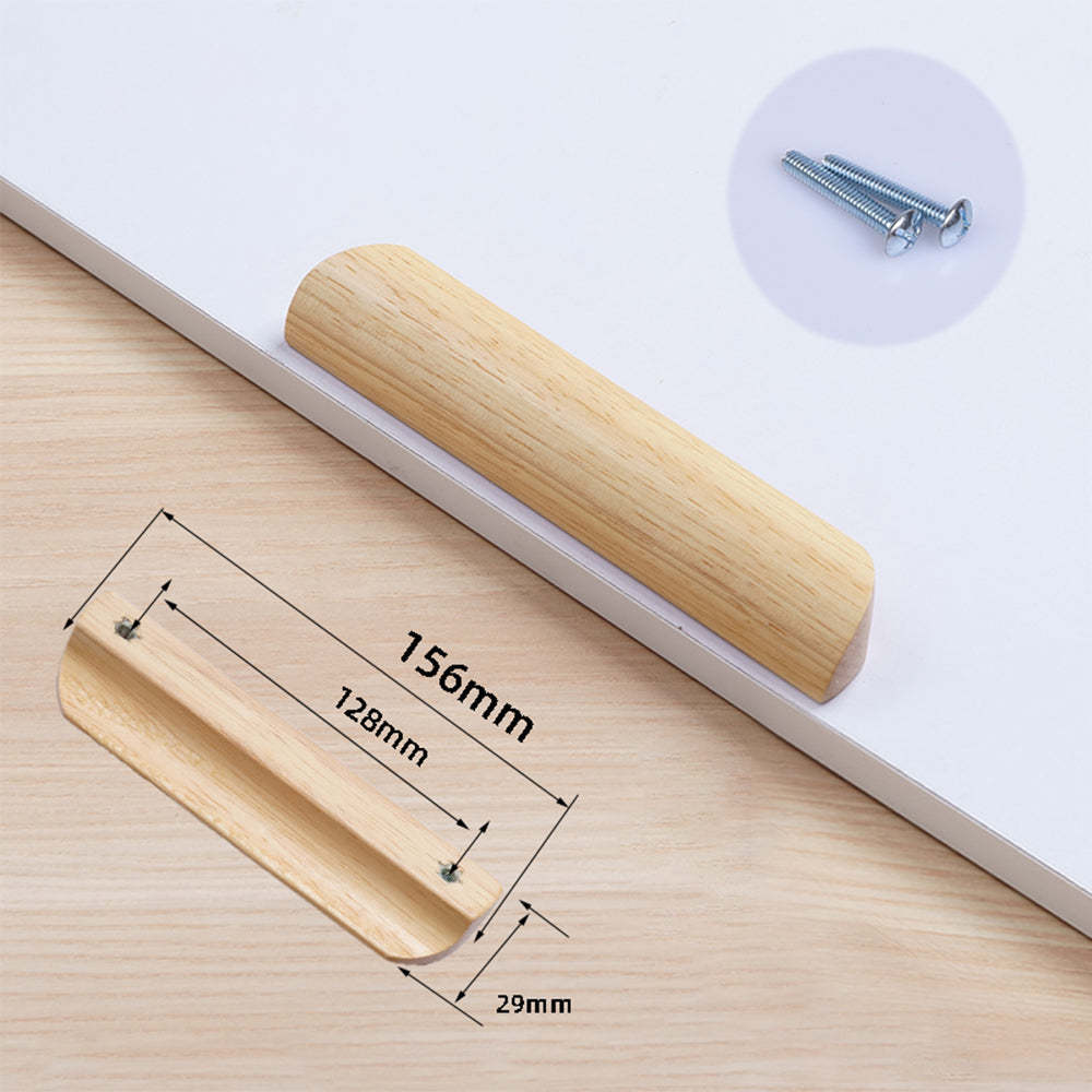 Morden Solid Wood Cabinet Drawer Pulls -Homdiy