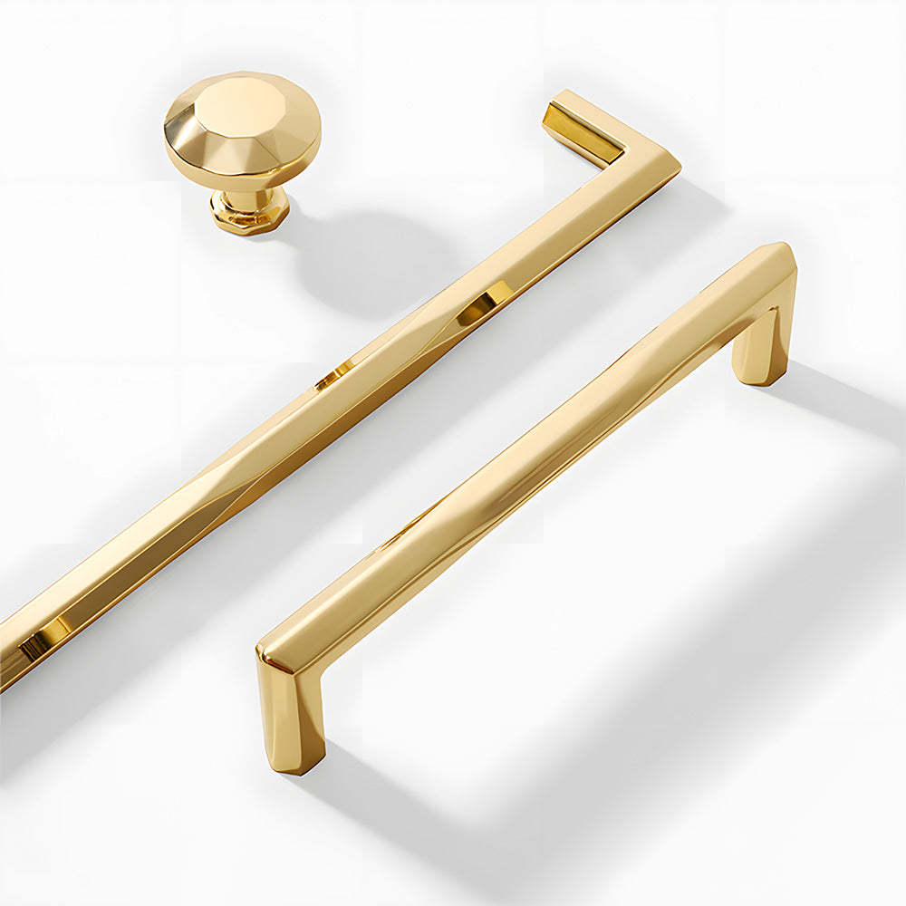 Minimalist Elegant Zinc Alloy Wardrobe Cabinet Drawer Pulls