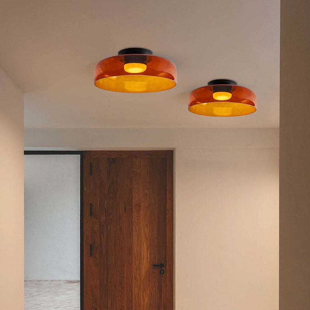 Nordic Designer Creative Personality Medieval Glass Ceiling Lamp -Homdiy