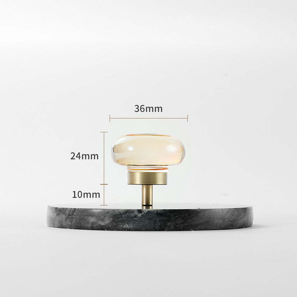 Modern Gold White Crystal Drawer Knobs Drop Handles -Homdiy