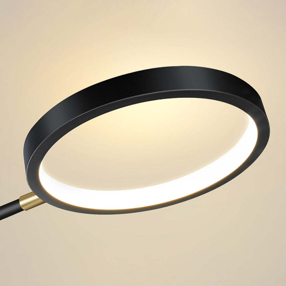 Modern Multi-Ring LED Ceiling Light for Living Room