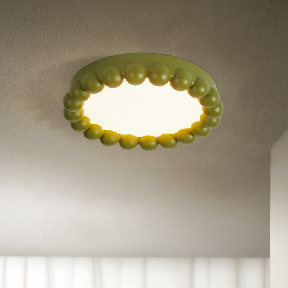 Molina LED Green Bedroom Ceiling Lamp -Homdiy