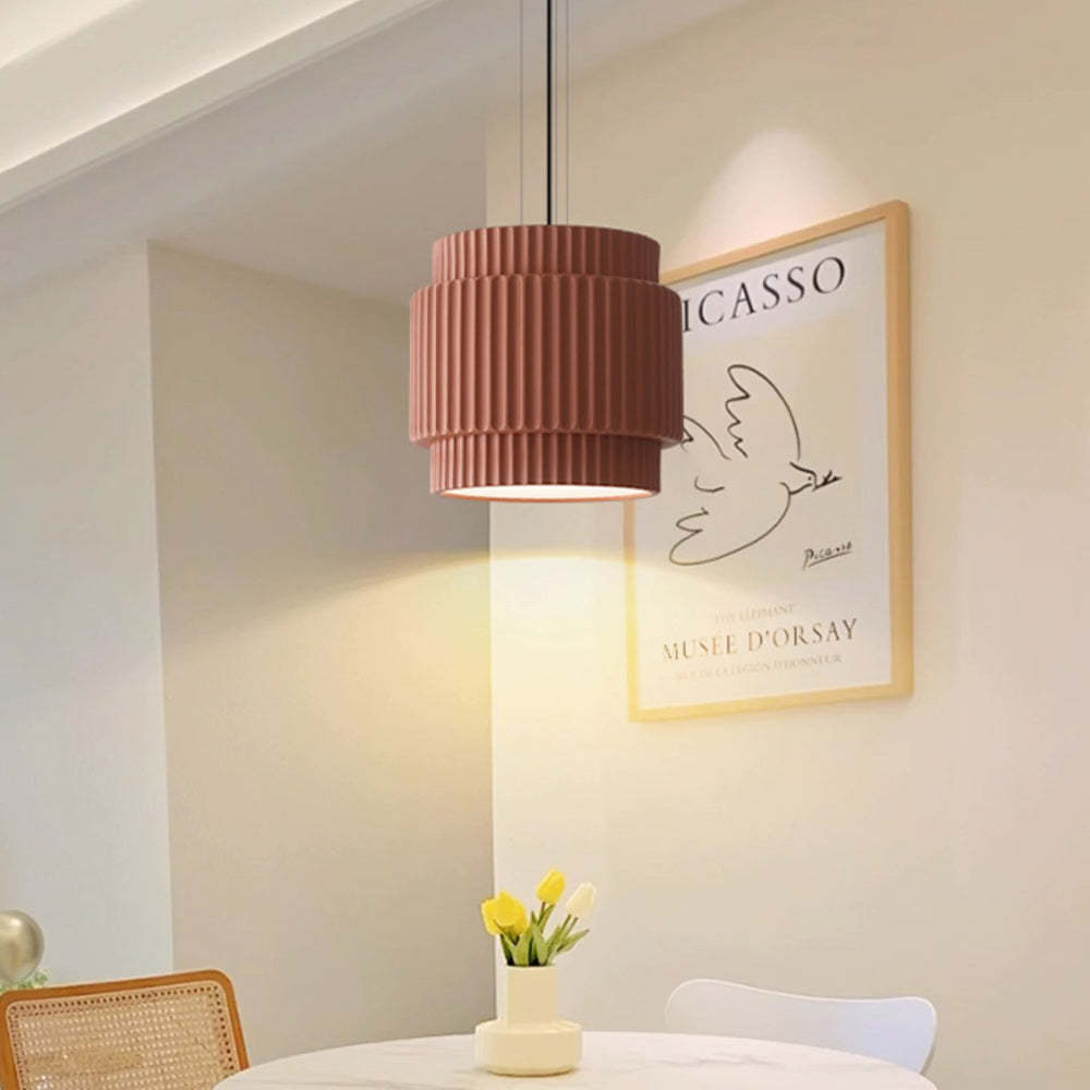 Wabi Sabi Modern Simple Cream Dining Room Pendant Light -Homdiy
