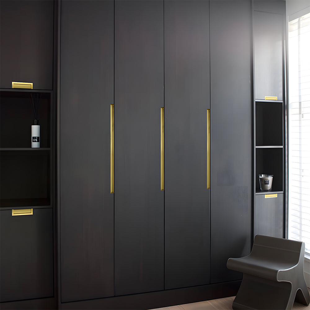 Contemporary Aluminum Alloy Finger Edge Pulls