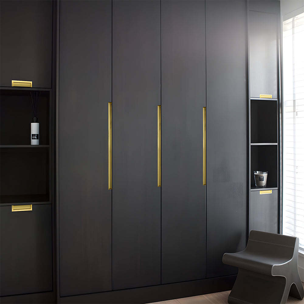 Contemporary Aluminum Alloy Finger Edge Pulls