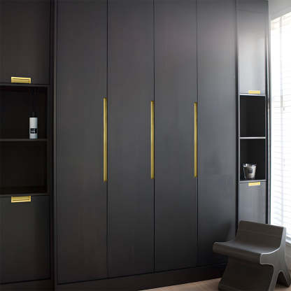 Contemporary Aluminum Alloy Finger Edge Pulls