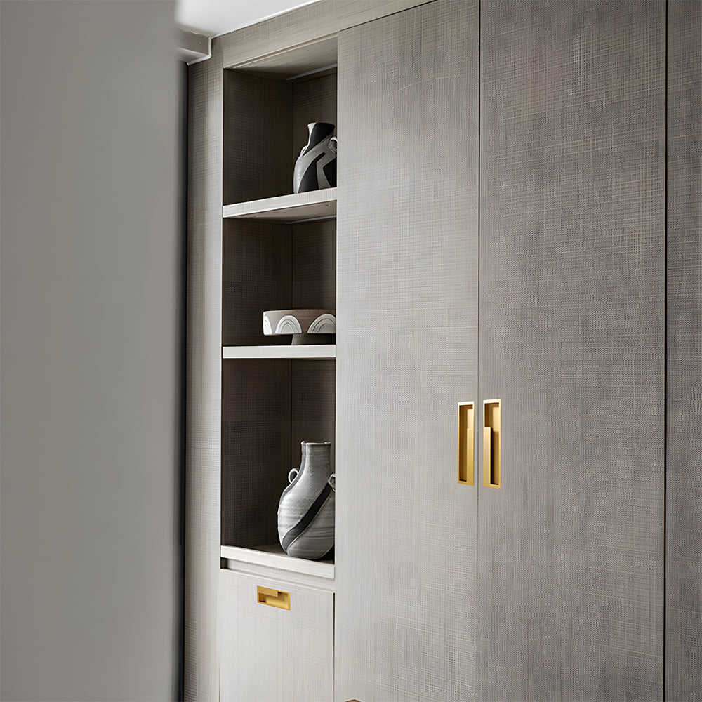 Left Right Hidden Slotted Recessed Handles