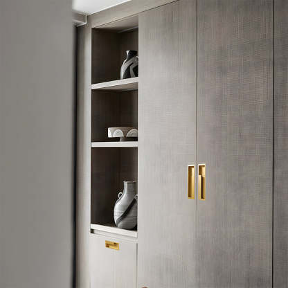 Left Right Hidden Slotted Recessed Handles
