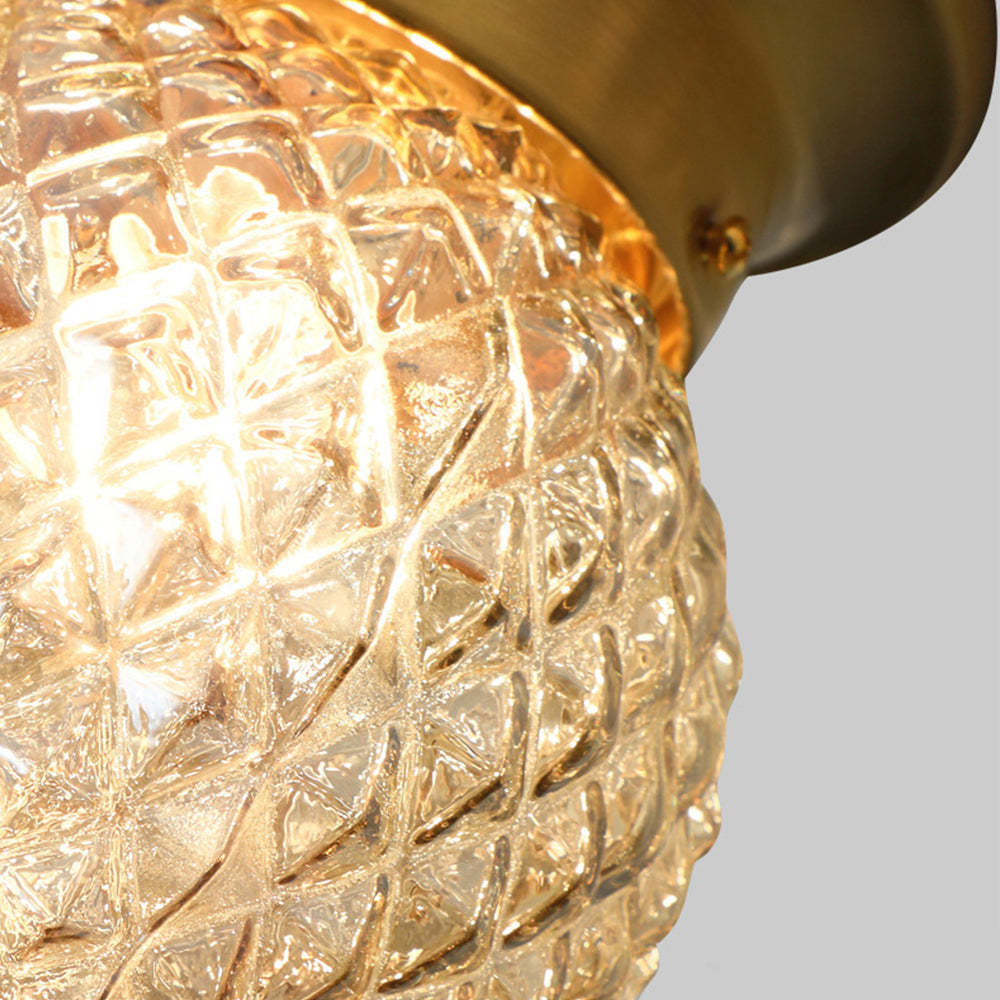 Small Glass Ceiling Light Fixture for Corridor -Homdiy