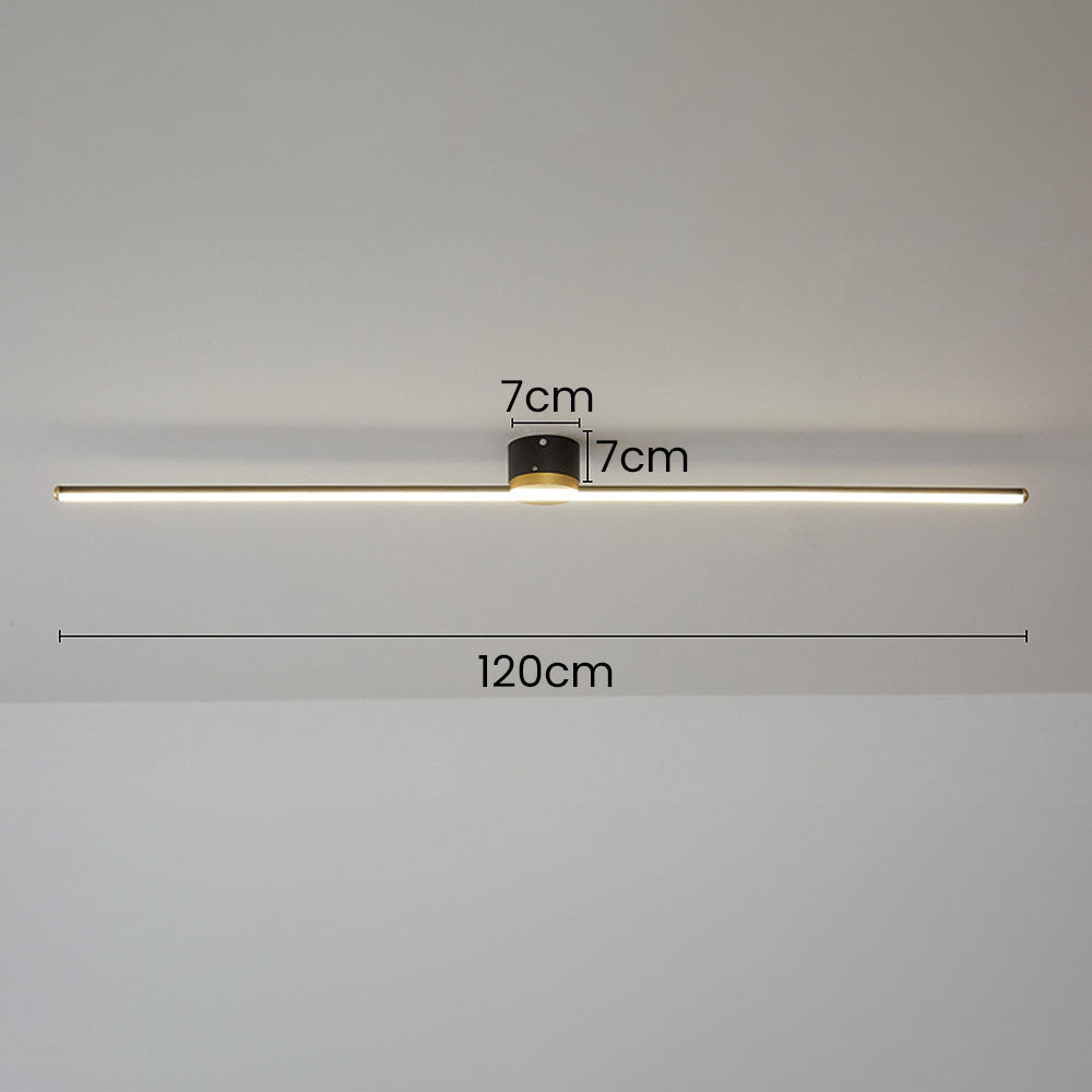 Modern LED Simple Long Strip Ceiling Lamp For Living Room -Homdiy
