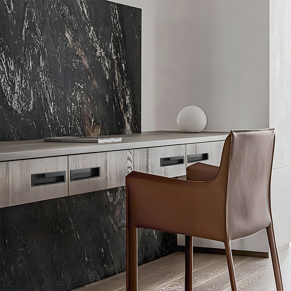 Left Right Hidden Slotted Recessed Handles