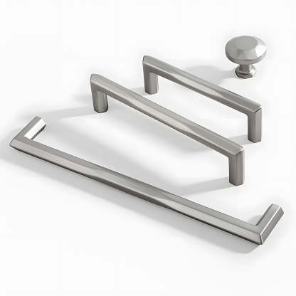 Minimalist Elegant Zinc Alloy Wardrobe Cabinet Drawer Pulls