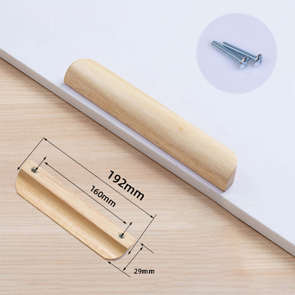 Morden Solid Wood Cabinet Drawer Pulls -Homdiy