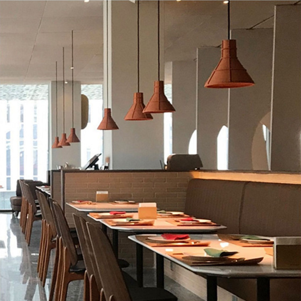 Modern Industrial Cement Pendant Light -Homdiy