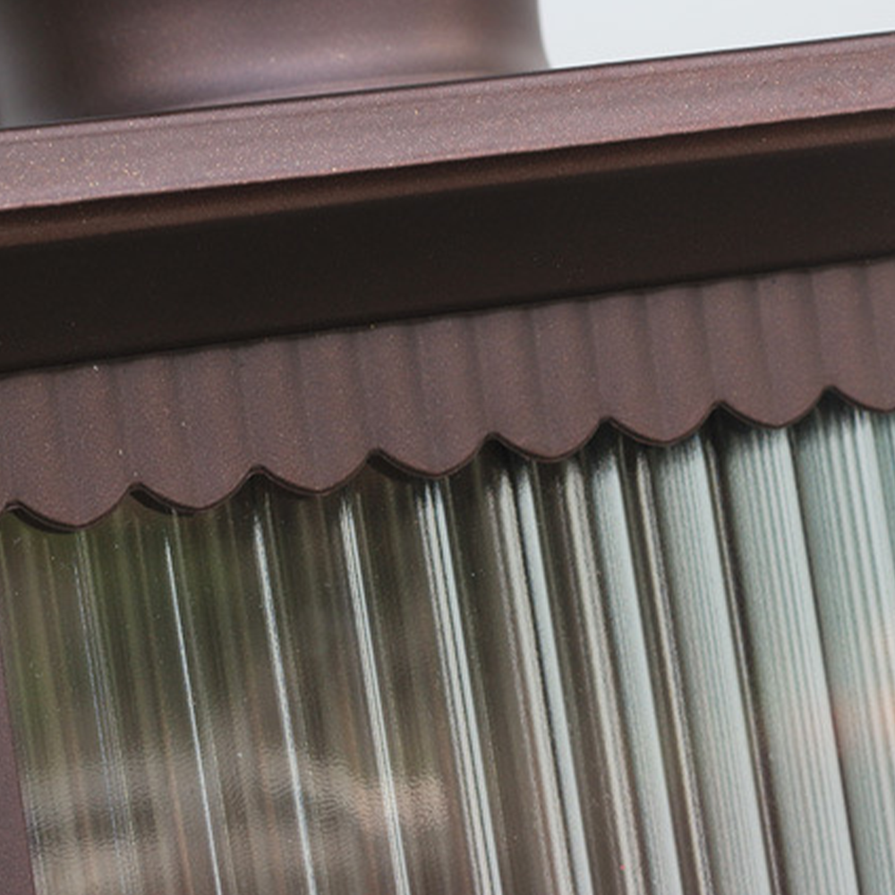 Retro Rectangular Outdoor Wall Light -Homdiy