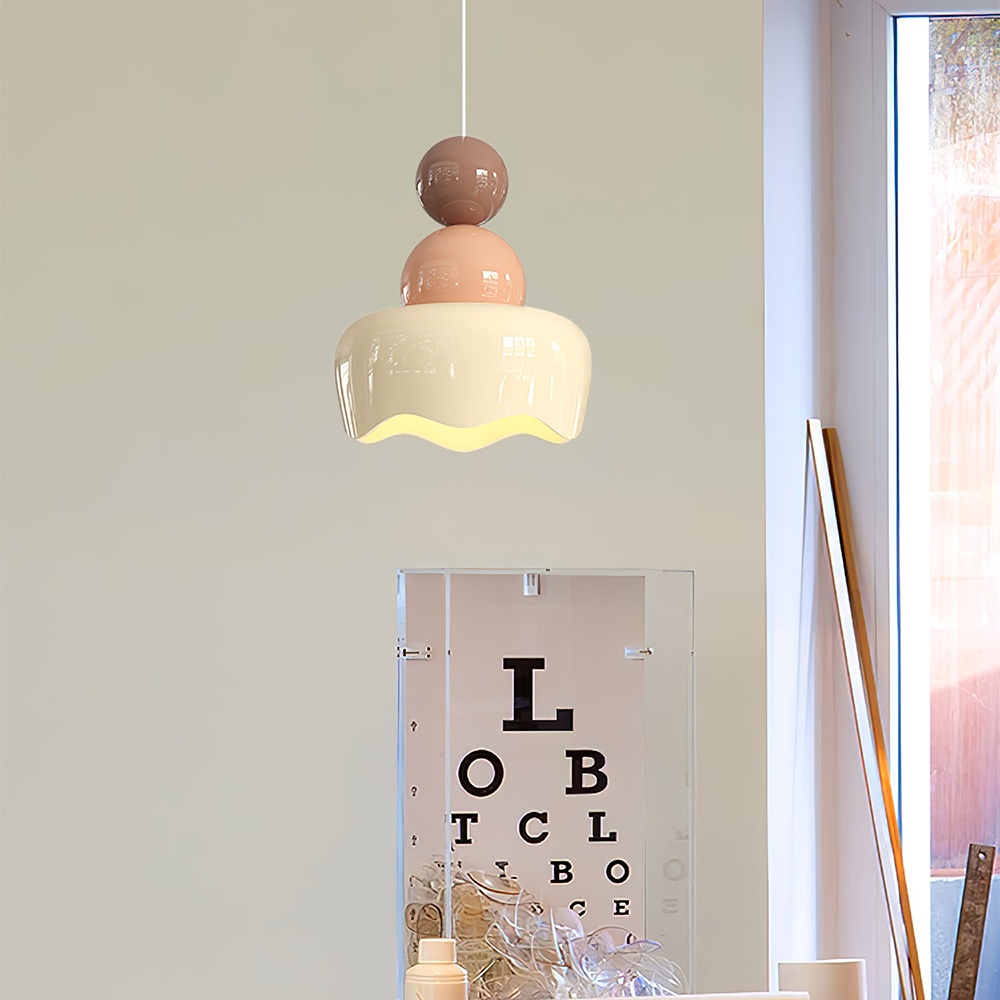 Cream Sunny Rain Doll Bedroom Pendant Light -Homdiy