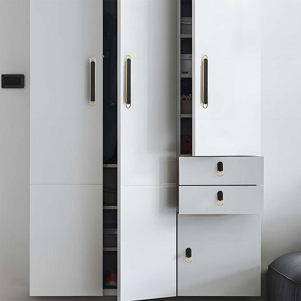 Two-color Zinc Alloy Modern Cabinet Handles