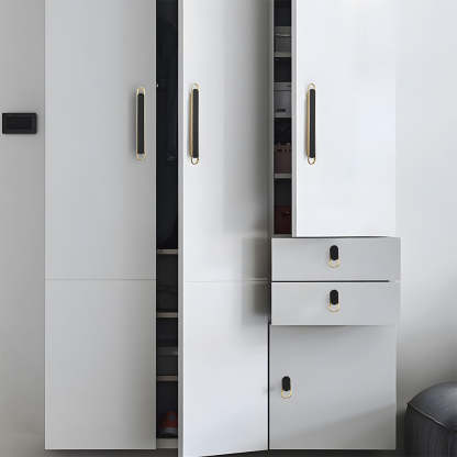 Two-color Zinc Alloy Modern Cabinet Handles