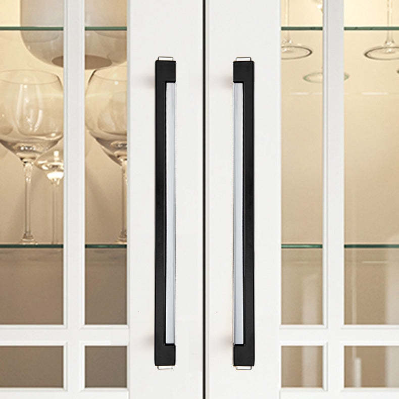 Zinc Alloy Modern Gold Black Chrome Kitchen Handles