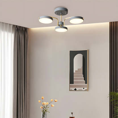 Led ceiling light for living room-modern nordic, iron | Homdiy US
