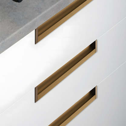 Contemporary Aluminum Alloy Finger Edge Pulls