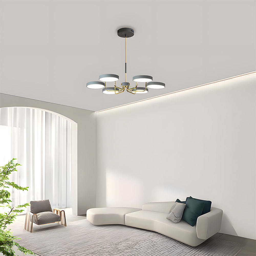 Nordic Iron LED Ceiling Light for Living Room