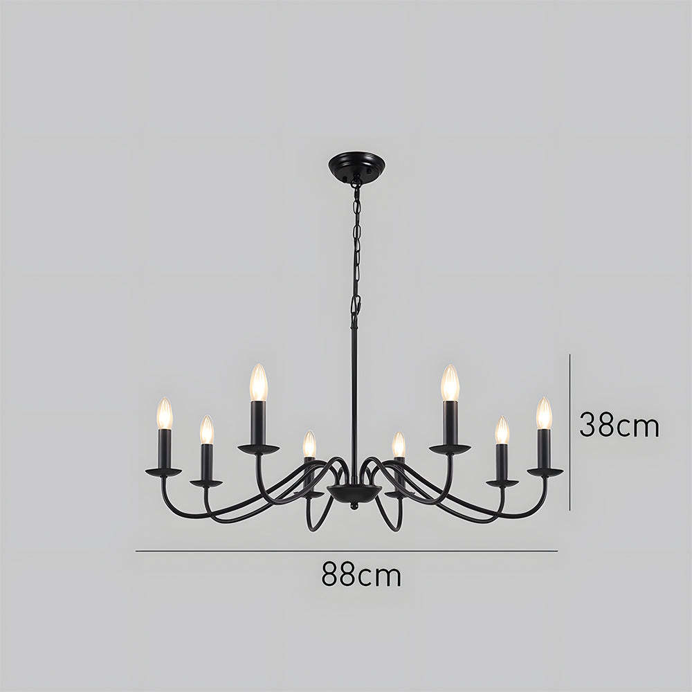 Simple Modern Iron Bedroom Pendant Lights