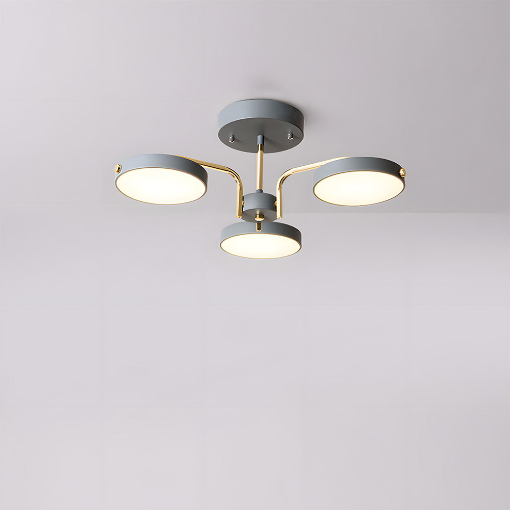 Nordic Iron LED Ceiling Light for Living Room