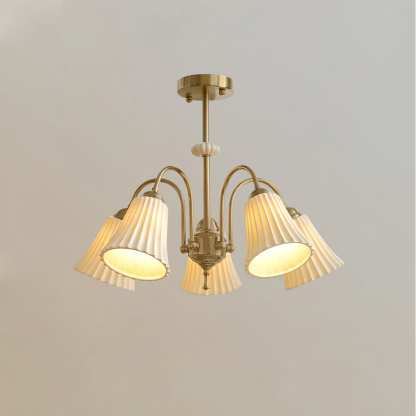 Medieval Ceramic Trumpet Chandelier -Homdiy