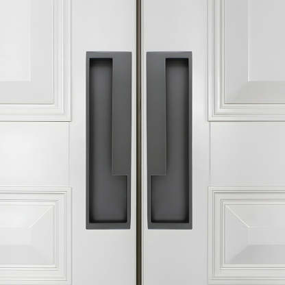 Left Right Hidden Slotted Recessed Handles
