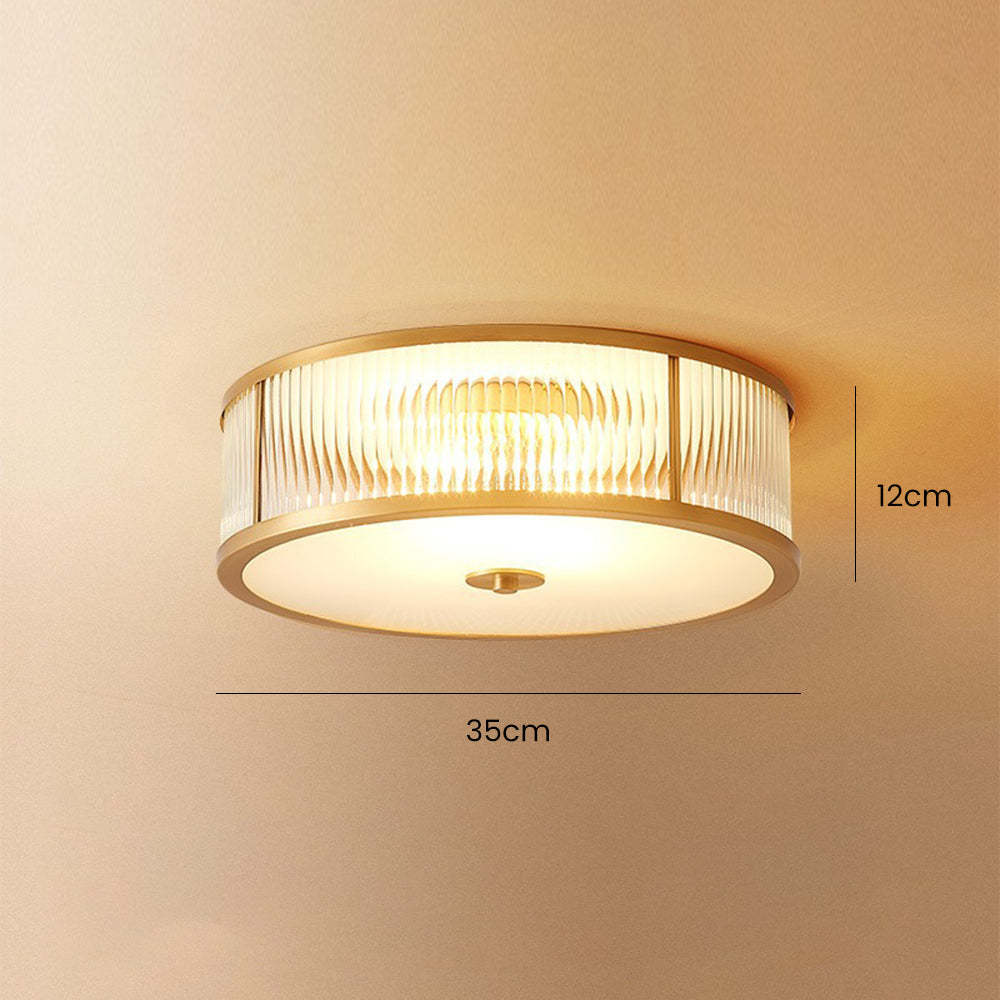 Modern Art Simple Glass Bedroom Ceiling Lamps -Homdiy