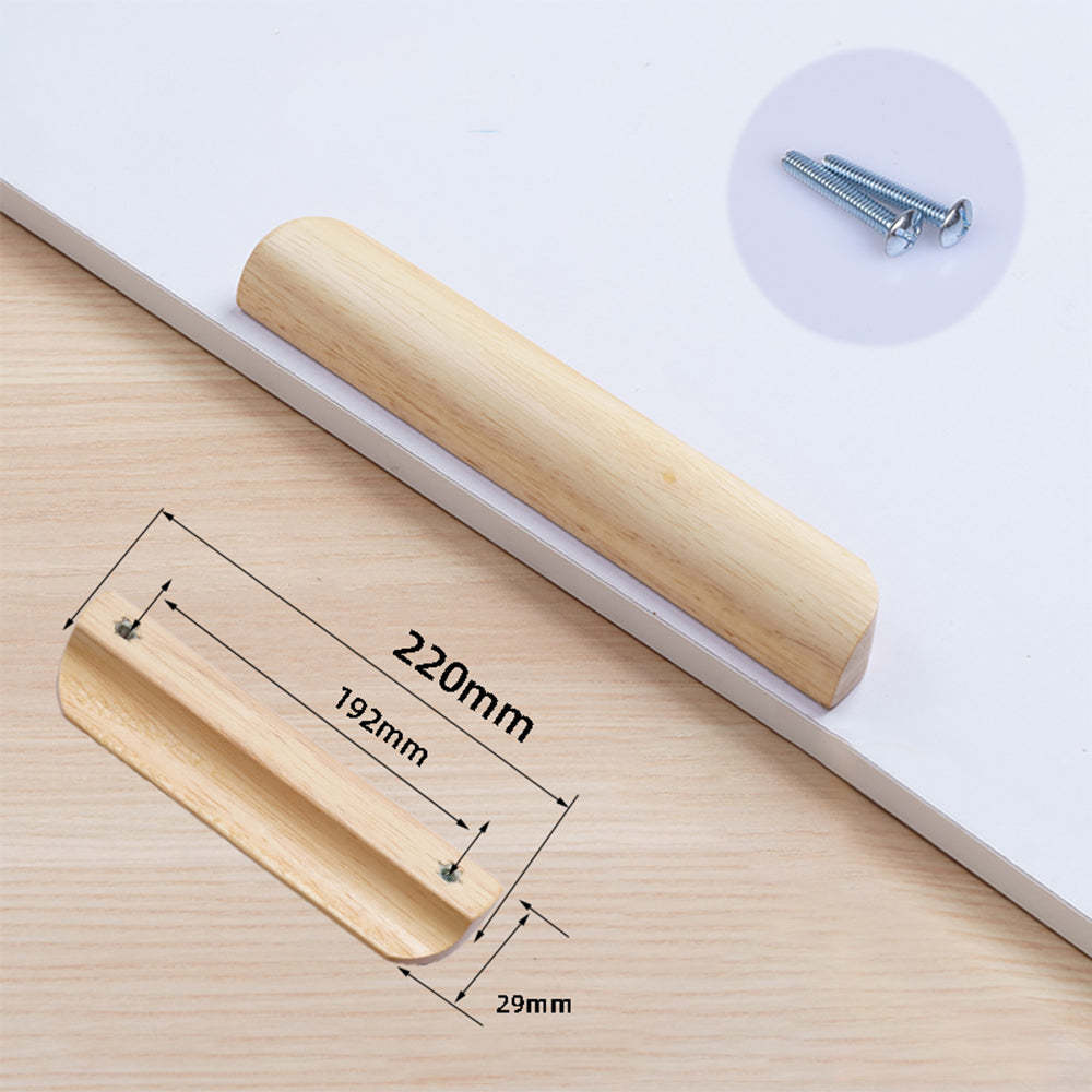 Morden Solid Wood Cabinet Drawer Pulls -Homdiy