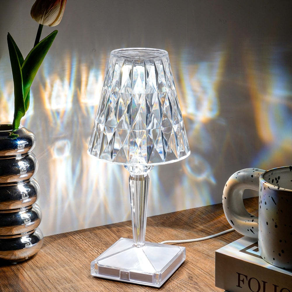 Modern Acrylic Clear Table Lamp For Deocr -Homdiy