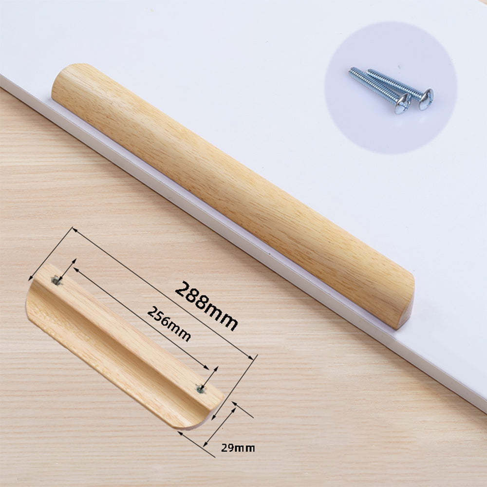 Morden Solid Wood Cabinet Drawer Pulls -Homdiy