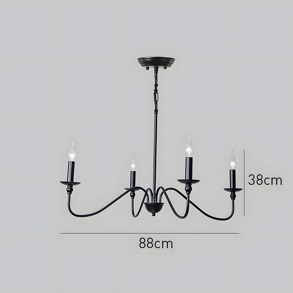 Simple Modern Iron Bedroom Pendant Lights