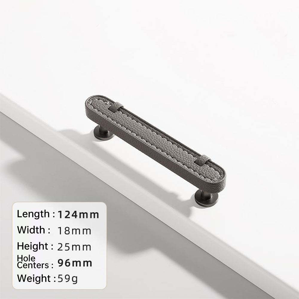 Modern Leather Kitchen Cabinet Handles -Homdiy