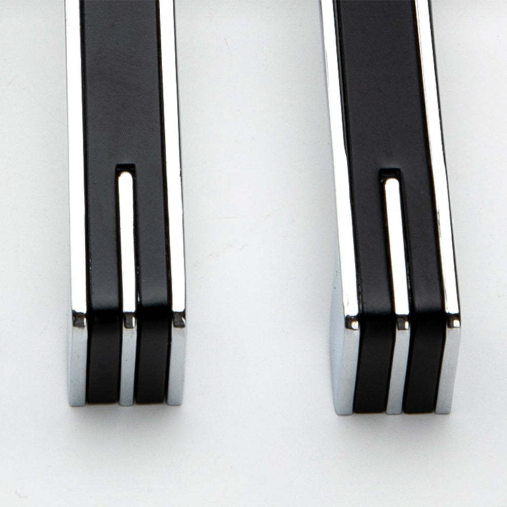 Modern Unique Black Chrome Kitchen Cabinet Handles