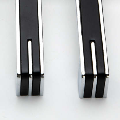 Modern Unique Black Chrome Kitchen Cabinet Handles
