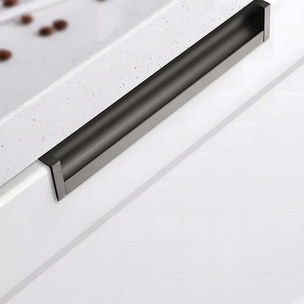 Contemporary Aluminum Alloy Finger Edge Pulls