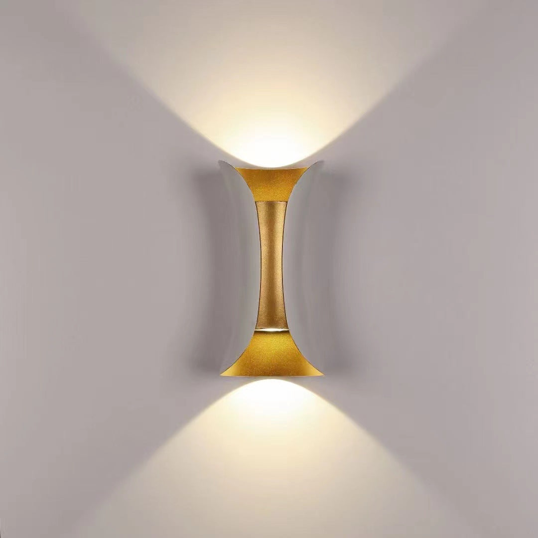 Waterproof Art Decor LED Outdoor Wall Sconce Light